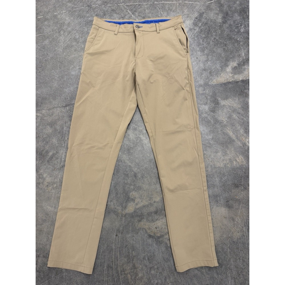 Twillory Pants Mens 32x34 Beige Technical Fabric Trim Fit Performance Chino
